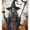 Edge Collections - 28" x 40" - Multicolor - Witch Halloween Decorative House Flag Heavy Duty Polyester - 1 Piece
